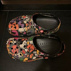 Disney Halloween crocs! Worn only once!